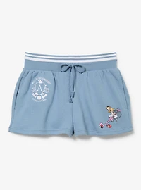 Disney Alice Wonderland Croquet Women's Plus Fleece Shorts - BoxLunch Exclusive