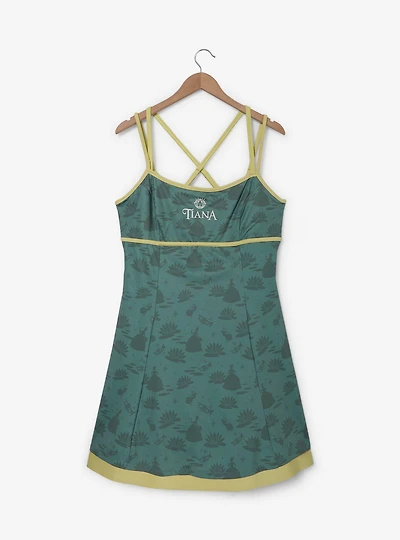 Disney The Princess and Frog Tiana Icons Allover Print Plus Active Dress - BoxLunch Exclusive