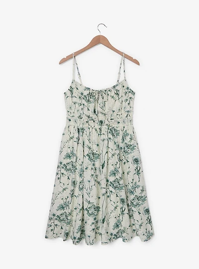 Disney Peter Pan Tinker Bell Floral Allover Print Tank Dress - BoxLunch Exclusive
