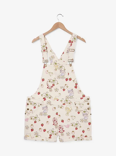 Strawberry Shortcake Women's Plus Short Overalls — BoxLunch Exclusive