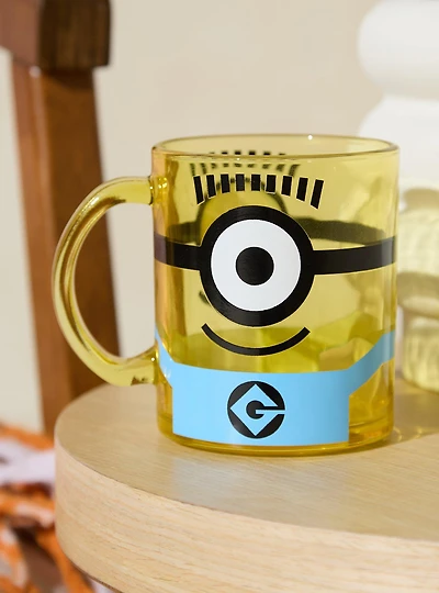 Minions Smile Glass Mug