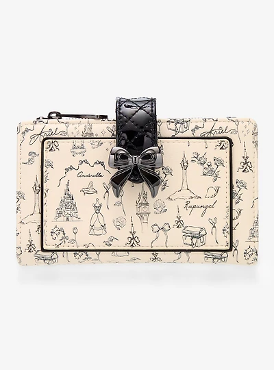 Loungefly Disney Princess Sketch Icons Wallet- BoxLunch Exclusive