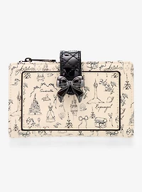 Loungefly Disney Princess Sketch Icons Wallet- BoxLunch Exclusive