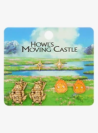 Studio Ghibli® Howl's Moving Castle Icons Earring Set - BoxLunch Exclusive