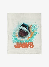 Jaws Shark Splash 60x80" Silk Touch Throw Blanket