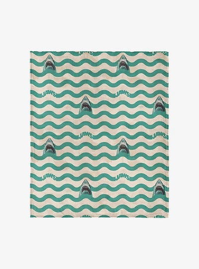 Jaws Psychedelic Sea 60x80" Silk Touch Throw Blanket