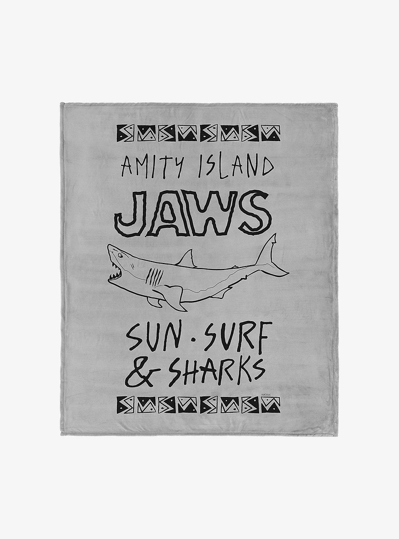 Jaws Amity Island 60x80" Silk Touch Throw Blanket
