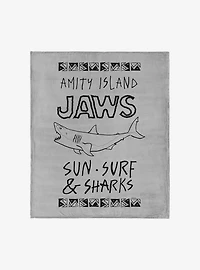 Jaws Amity Island 60x80" Silk Touch Throw Blanket
