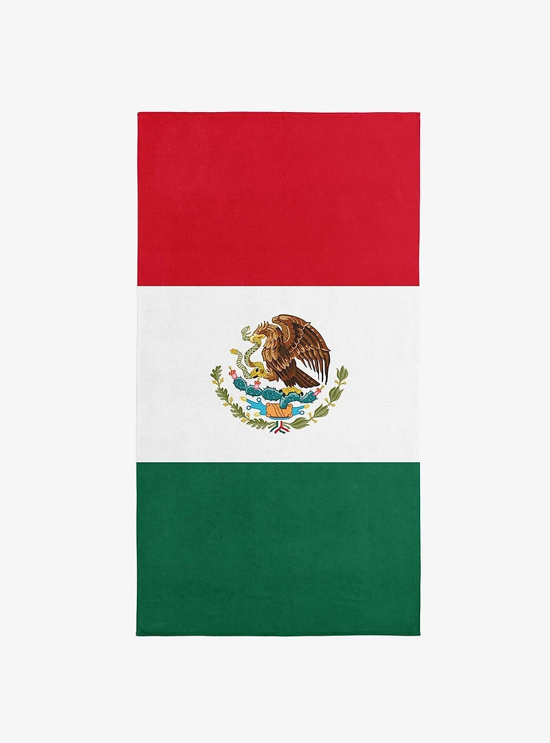 Mexico Flag Beach Towel