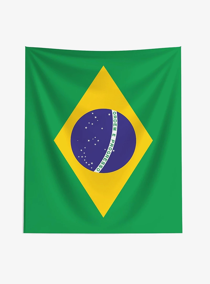 Brazil Flag 50x60" Wall Hanging