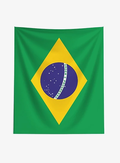 Brazil Flag 50x60" Wall Hanging