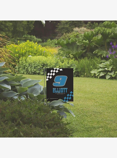 NASCAR Chase Elliot Checkered Double Sided Garden Flag