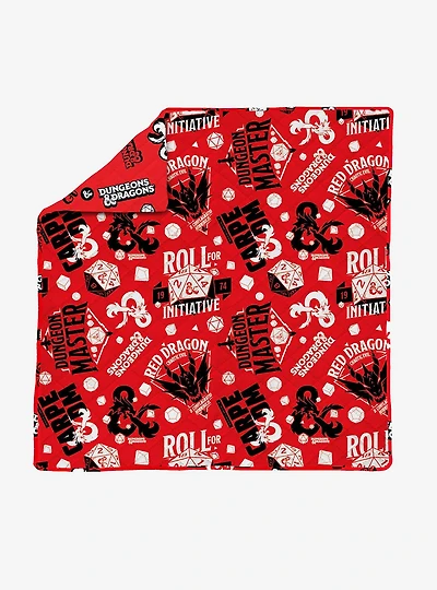 Dungeons & Dragons Roll For Initiative Full/Queen Quilted Blanket
