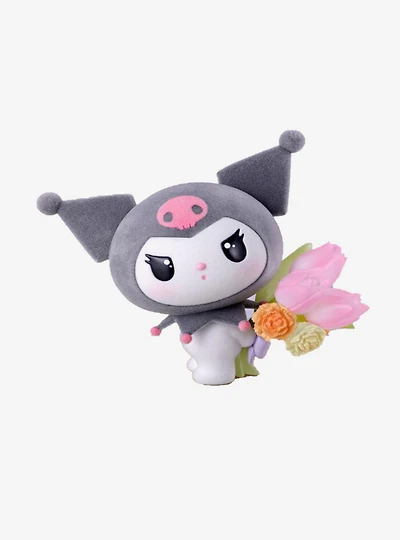 Bandai Namco Sanrio Rowtashii Noise mofamofy Kuromi Flocked Figure
