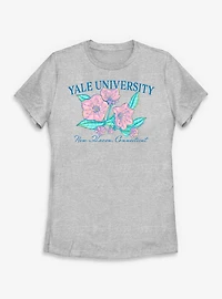 Yale University Floral New Haven CT Womens T-Shirt