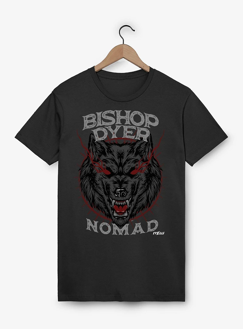 MLW Bishop Dyer Lone Wolf T-Shirt