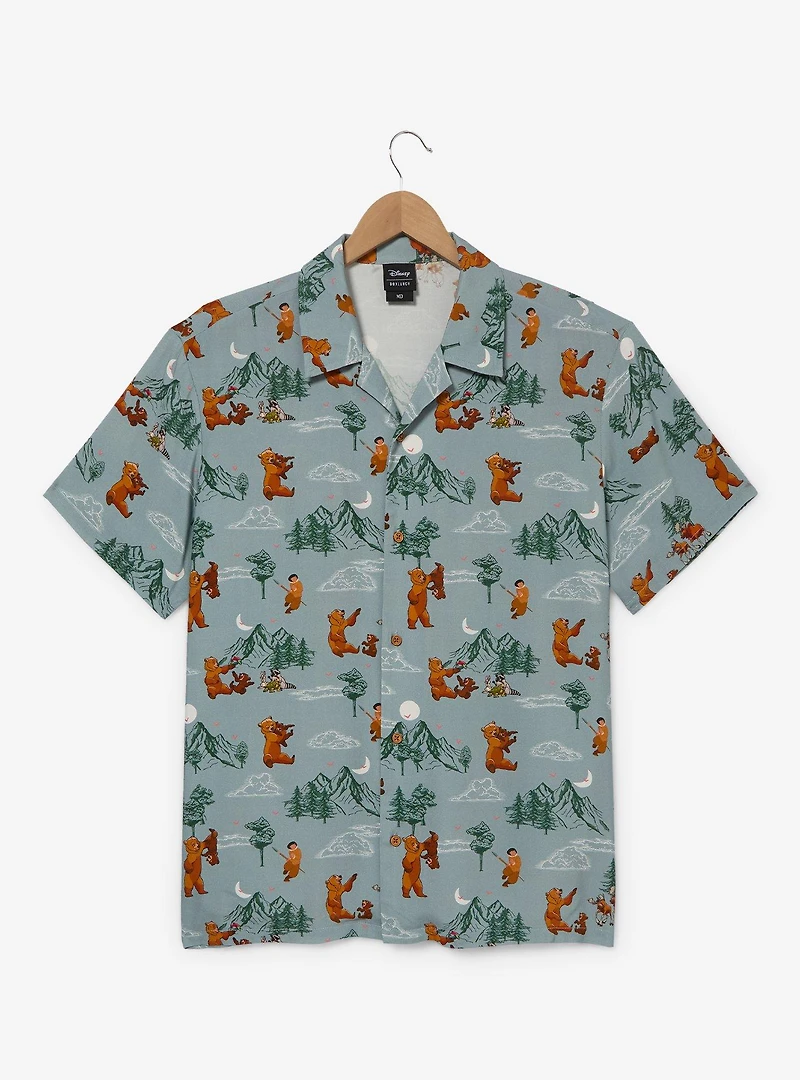 Disney Brother Bear Allover Print Woven Button-Up — BoxLunch Exclusive