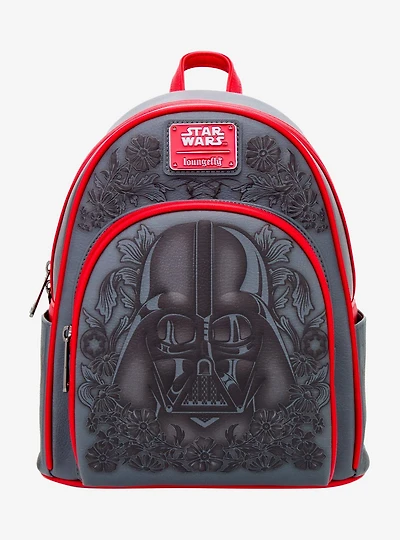 Loungefly Star Wars Darth Vader Embossed Floral Mini Backpack - BoxLunch Exclusive