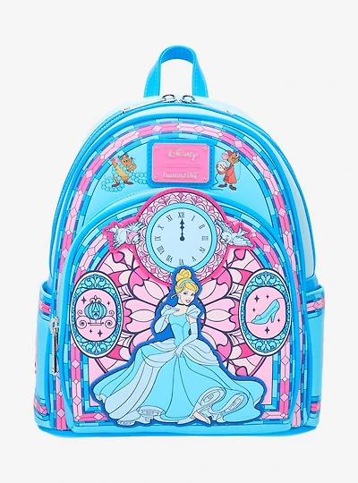 Loungefly Disney Cinderella Stained Glass Portrait Mini Backpack - BoxLunch Exclusive