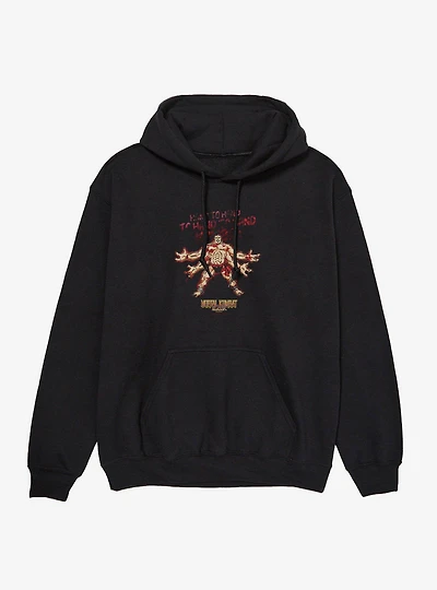 Mortal Kombat Klassic Goro Hand To Hoodie