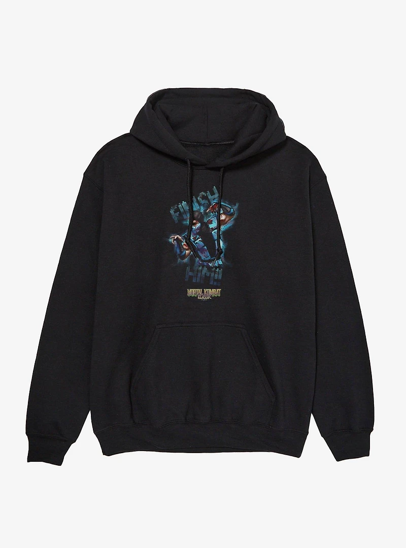 Mortal Kombat Klassic Sub-Zero Finish Him Hoodie