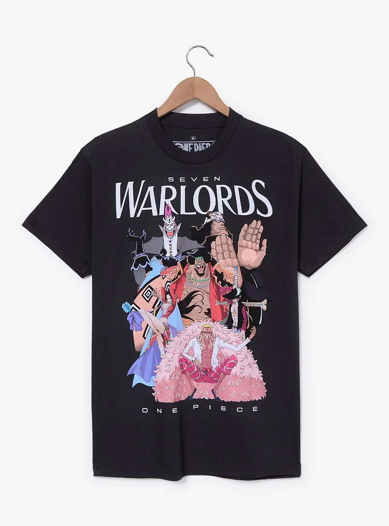 One Piece Seven Warlords Group Portrait T-Shirt - BoxLunch Exclusive