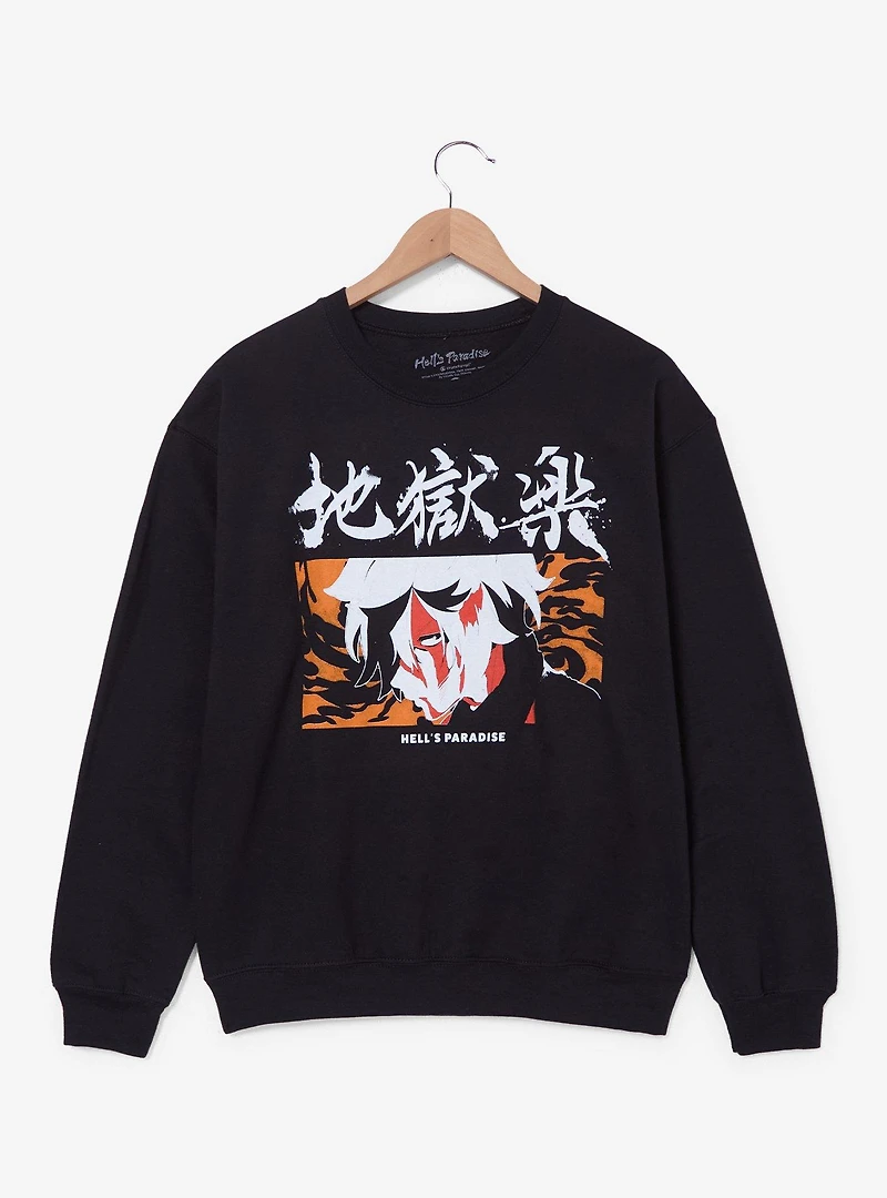 Hell's Paradise Gabimaru Flames Crewneck - BoxLunch Exclusive