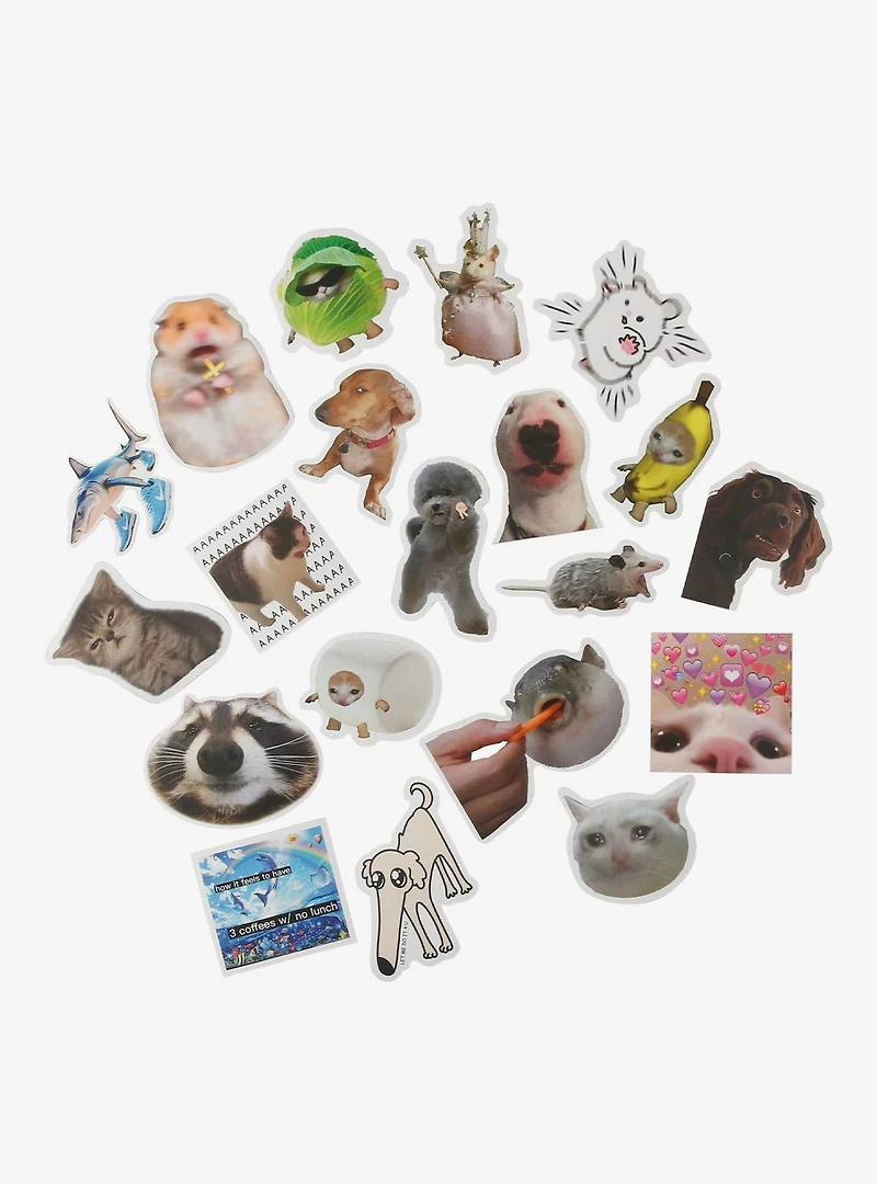 Crazy Animals Series 1 Blind Bag Sticker Set