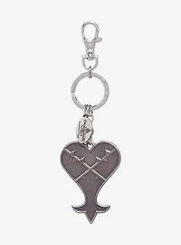Disney Kingdom Hearts Heartless Symbol Keychain