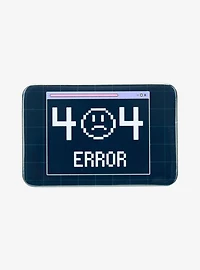 404 Error Rectangle Button Pin