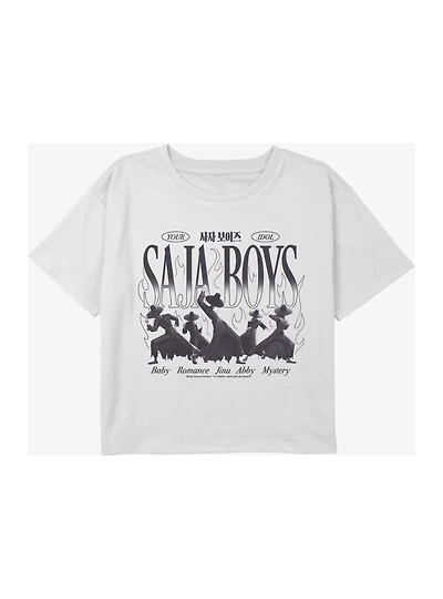 KPop Demon Hunters Your Idol Saja Boys Youth Girls Boxy Crop T-Shirt