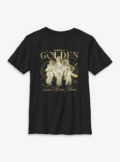 KPop Demon Hunters Huntrix Golden Trio Youth T-Shirt