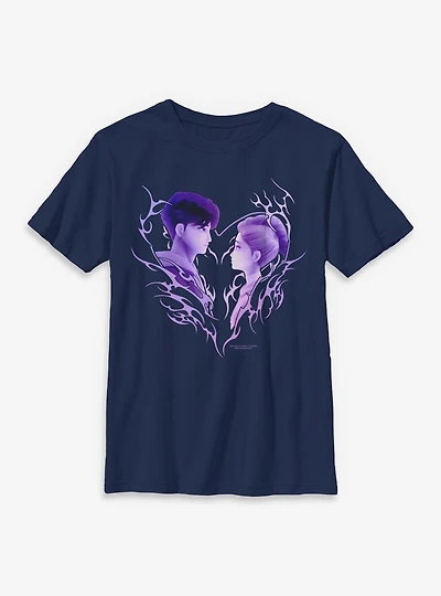 KPop Demon Hunters Jinu & Rumi Cyber Heart Youth T-Shirt