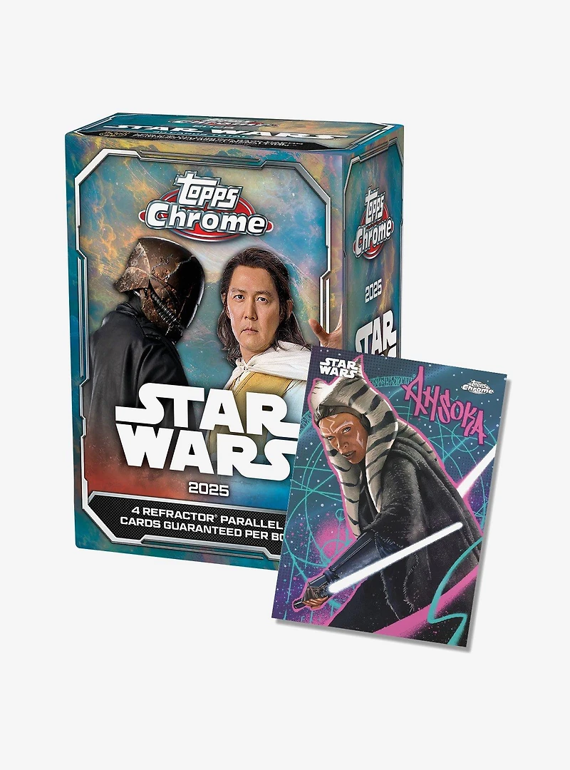 Topps Chrome Star Wars Trading Card Value Box