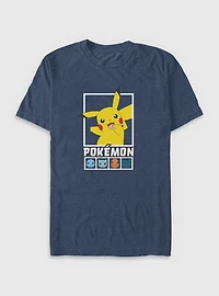 Pokemon Team Squares Big & Tall T-Shirt