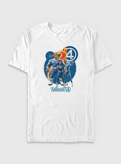 Marvel The Fantastic Four: First Steps Team Big & Tall T-Shirt