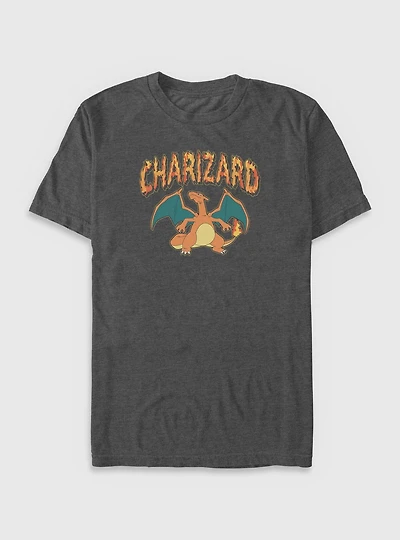 Pokemon Charizard Fire Big & Tall T-Shirt