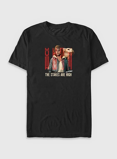 Star Wars: Outlaws Kay Vess Red Over Under Big & Tall T-Shirt