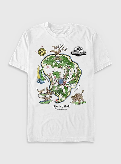 Jurassic Park Isla Nublar Big & Tall T-Shirt