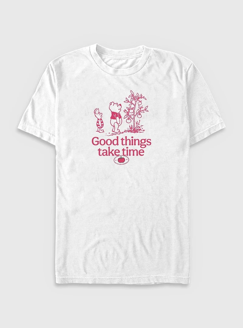 Disney Winnie The Pooh Good Things Take Time Big & Tall T-Shirt