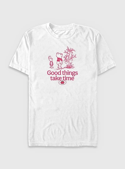 Disney Winnie The Pooh Good Things Take Time Big & Tall T-Shirt