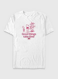 Disney Winnie The Pooh Good Things Take Time Big & Tall T-Shirt