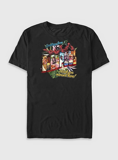 Marvel Deadpool Vacationpool Effort Big & Tall T-Shirt