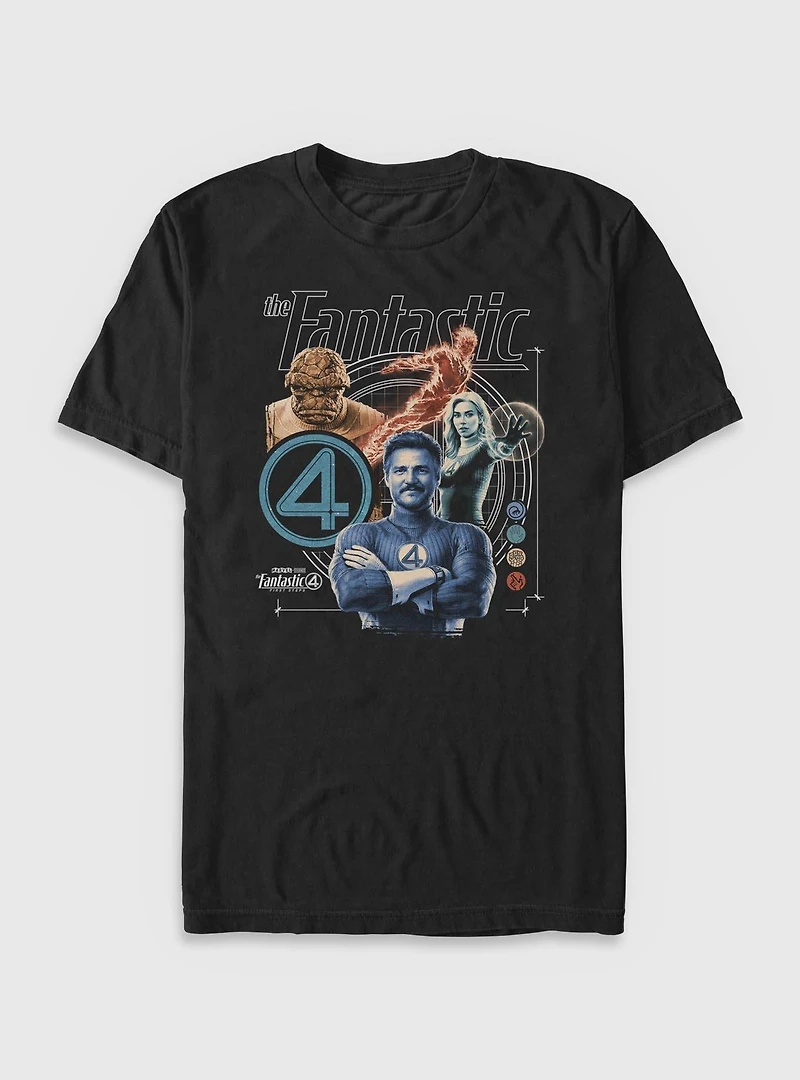 Marvel The Fantastic Four: First Steps Crew Big & Tall T-Shirt