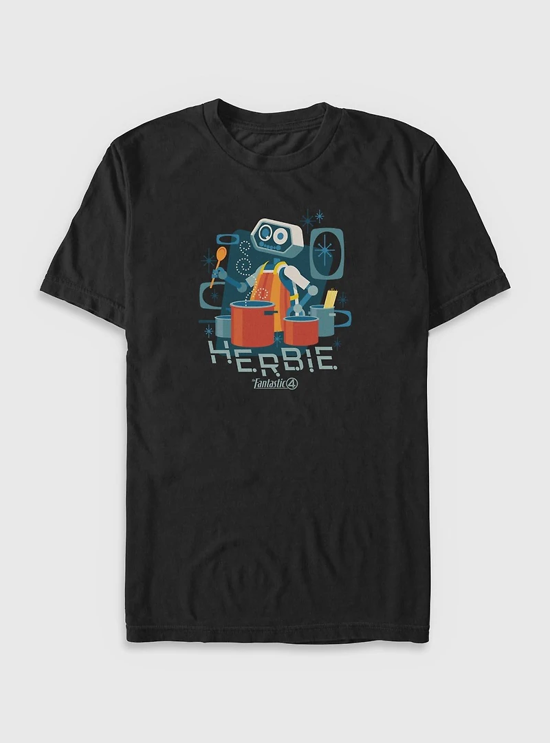 Marvel The Fantastic Four: First Steps Herbie Bot Big & Tall T-Shirt