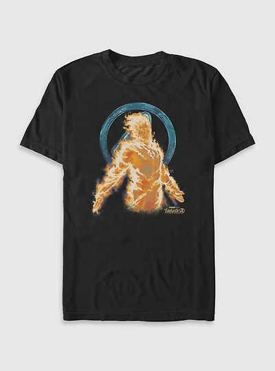 Marvel The Fantastic Four: First Steps Blazing Storm Big & Tall T-Shirt