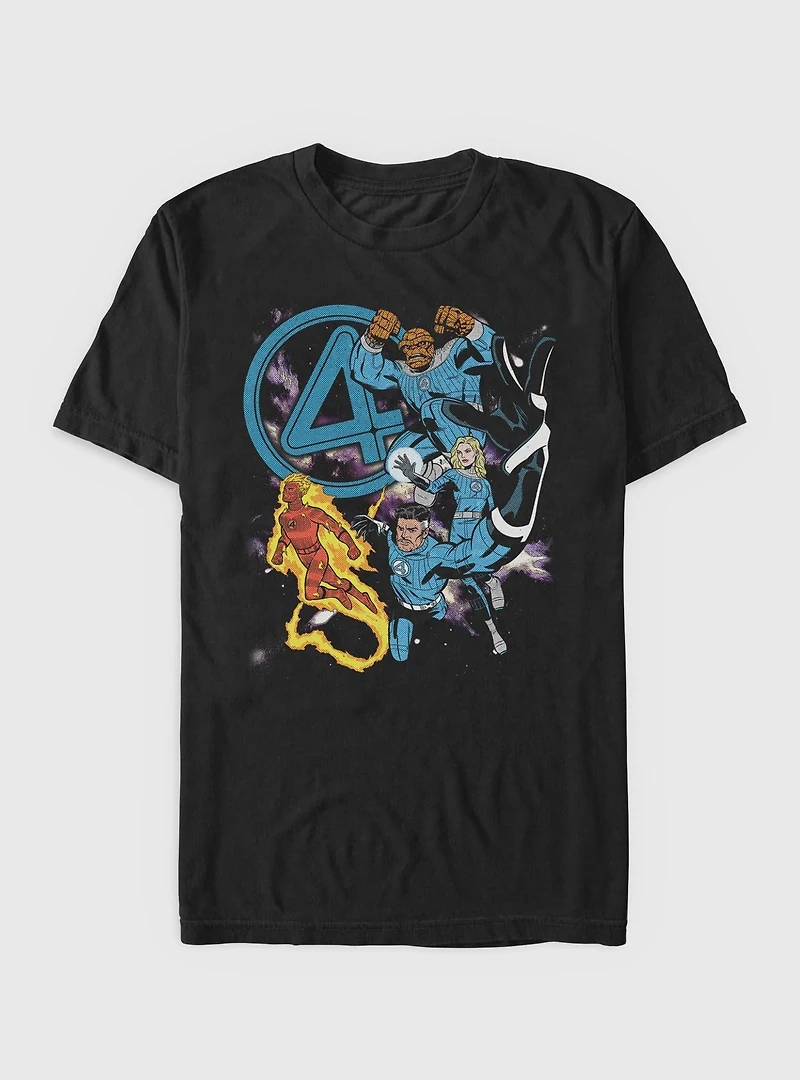 Marvel The Fantastic Four: First Steps Galaxy Heroes Big & Tall T-Shirt