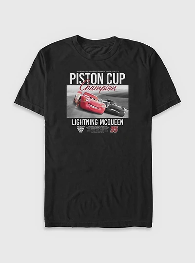Disney Pixar Cars Piston Cup Champion Big & Tall T-Shirt