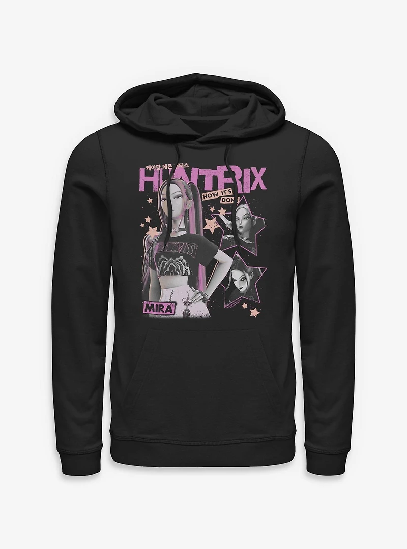 KPop Demon Hunters Huntrix Mira Stars Collage Hoodie