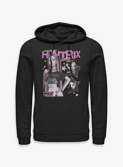 KPop Demon Hunters Huntrix Mira Stars Collage Hoodie